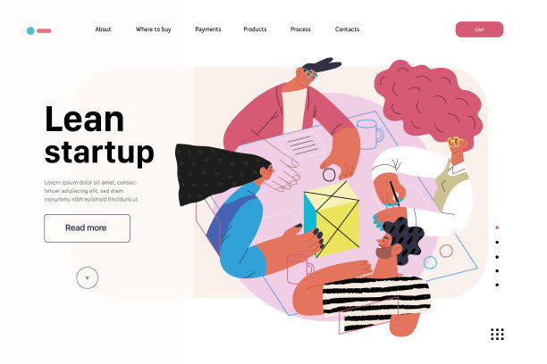 启动插图，网站登陆模板。建立新业务的概念图片下载