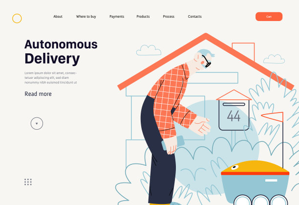 技术说明。创意登陆网页模板图片下载