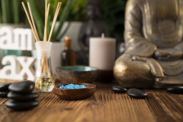 水疗和健康概念。图片下载