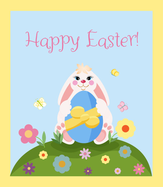 复活节快乐贺卡图片下载