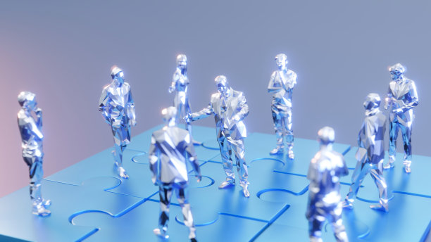 3d渲染满足拼图团队图片下载