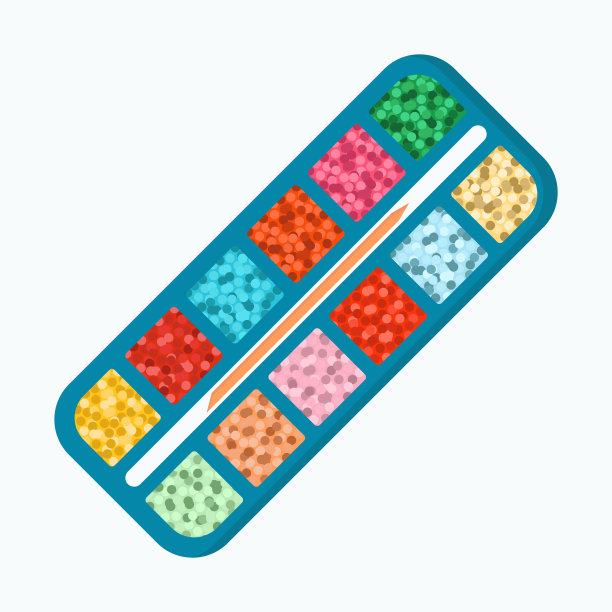 闪光调色板指甲。闪光粉，颜料，闪光粉。美丽的微光美甲，化妆，延伸和指甲设计。美容产品。图片下载