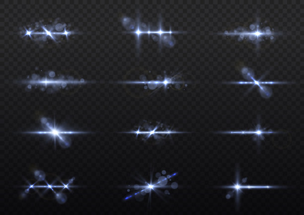 星光黄色和尘埃图片下载