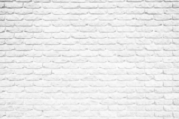 白色砖墙纹理背景。图片下载
