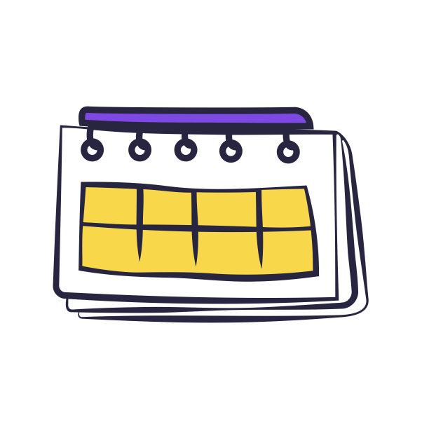 计划表的插图。检查任务的笔记本。时间管理的概念。图片下载