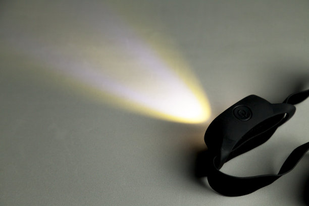 黑色背景中的头灯图片下载