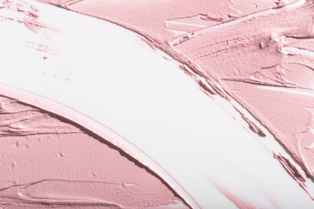 有不同的颜色，丙烯酸颜料和版本。拍摄化妆品、油漆、护肤品图片下载