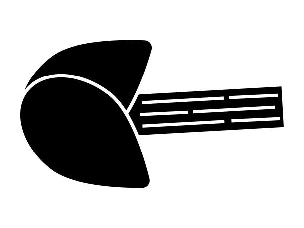 幸运饼干，矢量图标。图片下载