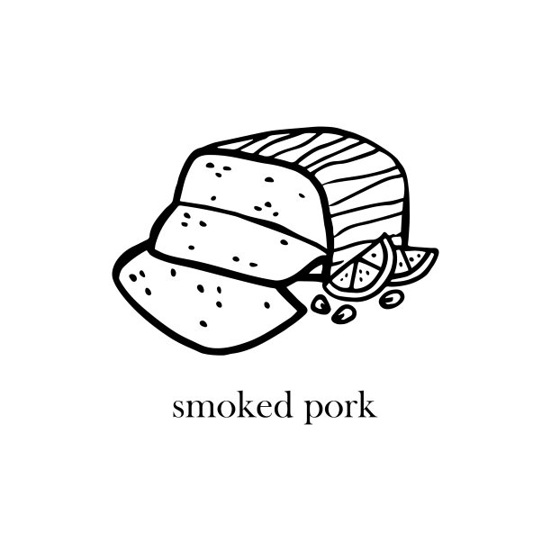 澳大利亚的圣诞菜肴——熏猪肉图片下载