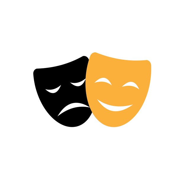 剧院图标标志概念创意符号极简抽象矢量插画图片下载