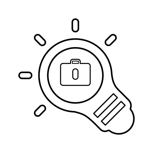 新的商业理念大纲图标。线条艺术矢量。图片下载