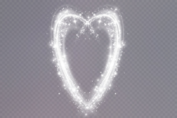 魔法螺旋闪闪发光。白光效果。带有线条的闪光粒子。涡流效应。图片下载