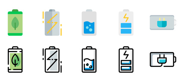 电池图标设置图片下载