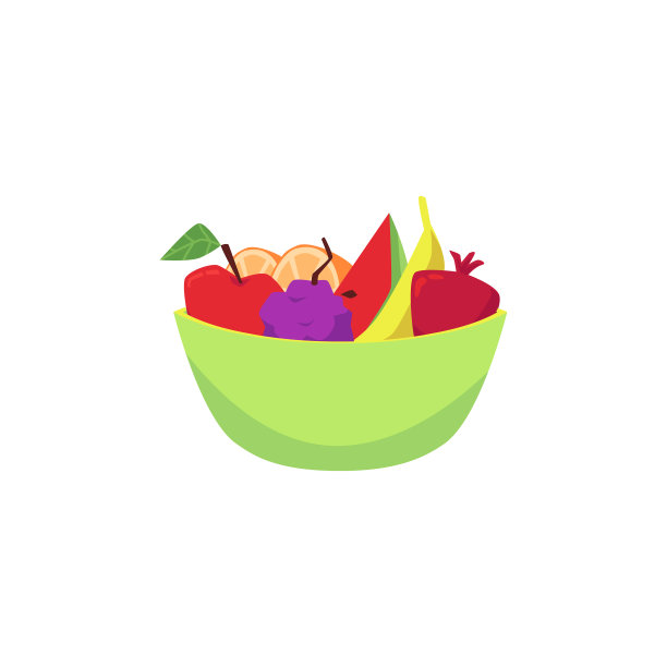 厨房的碗里放着新鲜成熟的水果图片下载