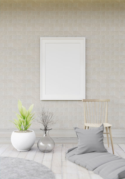 客厅三维室内设计和模型框架图片下载