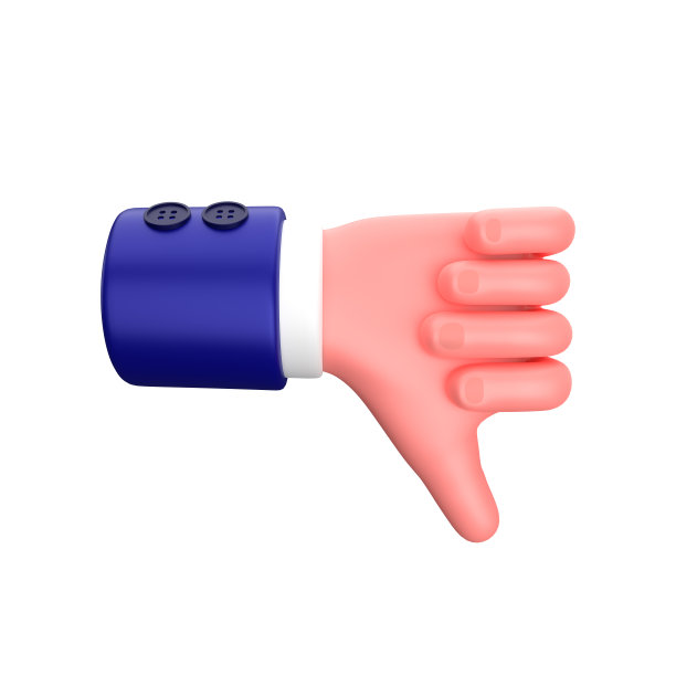 商人不像手势3d插图图片下载