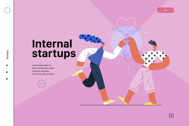 启动插图，网站登陆模板。建立新业务的概念图片下载