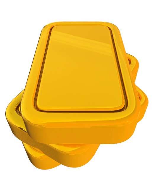 金条空白堆栈隔离图片下载