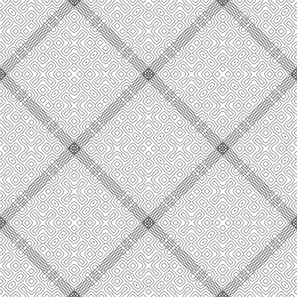 线图标无缝模式隔离在白色背景图片下载