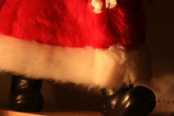 圣诞老人装饰。年终晚会图片下载