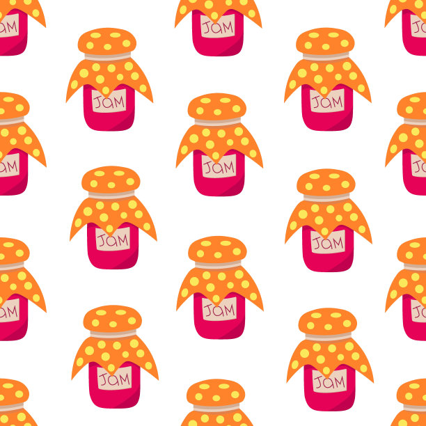 果酱坛子图案图片下载