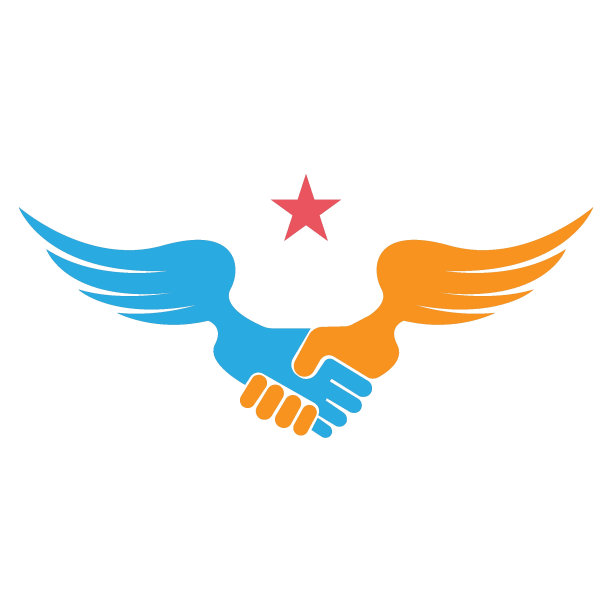握手图标标志设计图片下载