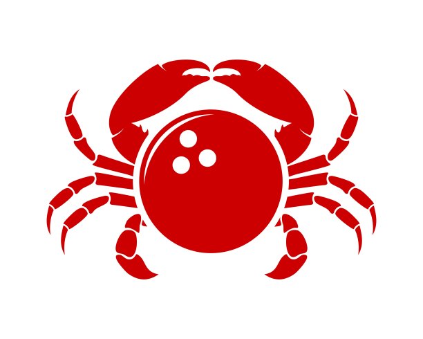 里面有保龄球的螃蟹图片下载