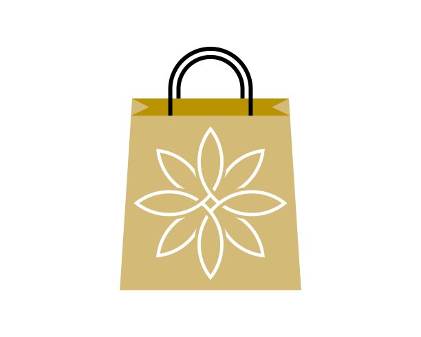 里面有花的纸袋图片下载