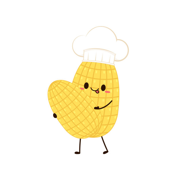 玉米向量。玉米字设计。白底玉米。玉米籽粒向量。图片下载