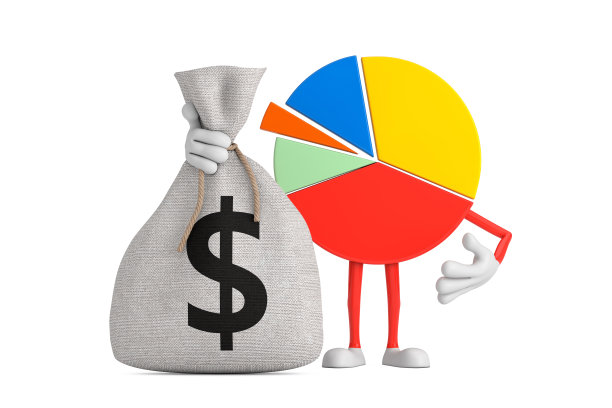 信息图形业务饼图人物人物和现代手机与空白屏幕为您的设计。3d渲染图片下载