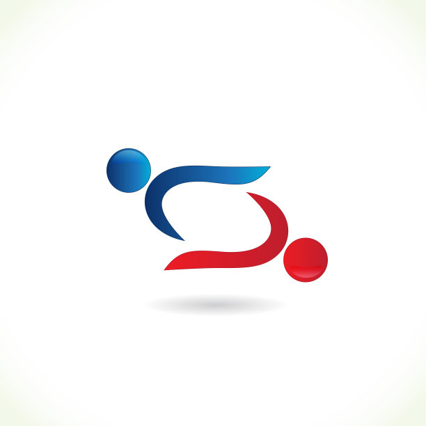 握手人企业团结概念矢量图标图片下载