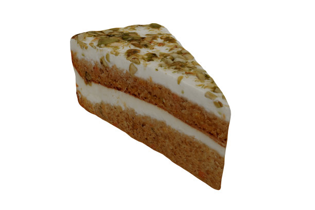 逼真的南瓜派切片3d渲染图片下载