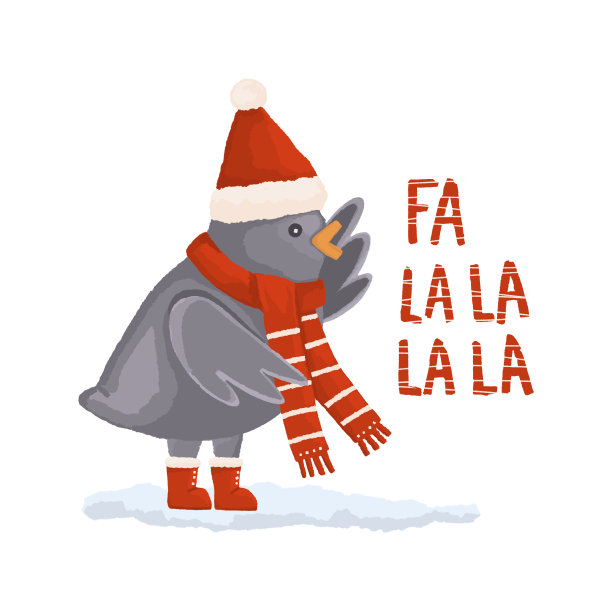 小鸟在唱圣诞歌图片下载