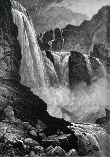 Skjeggedal的19世纪插画图片下载