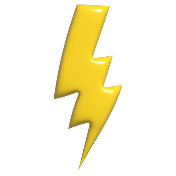 3d闪电图标图片下载