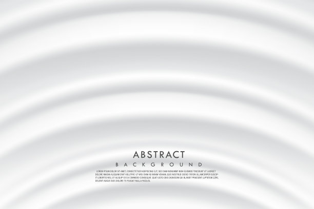 矢量抽象白色和灰色软波背景。图片下载