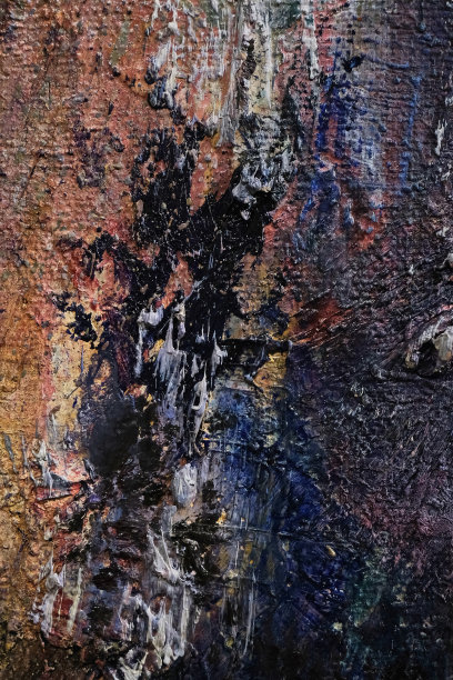 抽象彩色油画布面。图片下载
