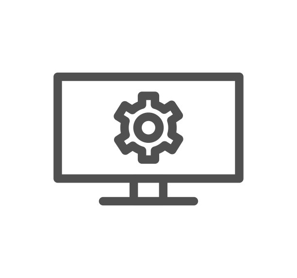 工程和齿轮图标。图片下载