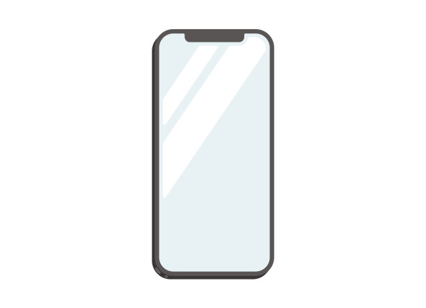 智能手机简单的图标矢量插图图片下载