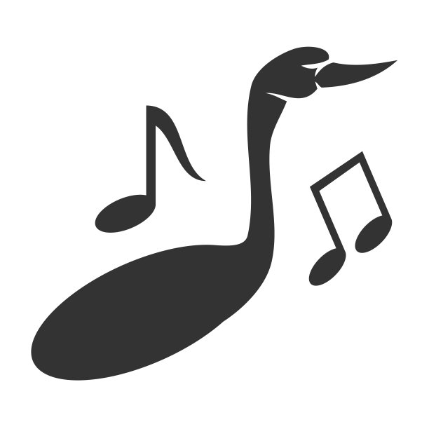 天鹅标志动物图标插图品牌标识图片下载