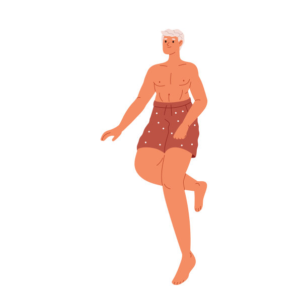 穿着沙滩短裤的快乐年轻人。无忧无虑的人享受暑假，学生假期营生图片下载