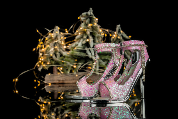 背景圣诞装饰品，特写圣诞玩具图片下载