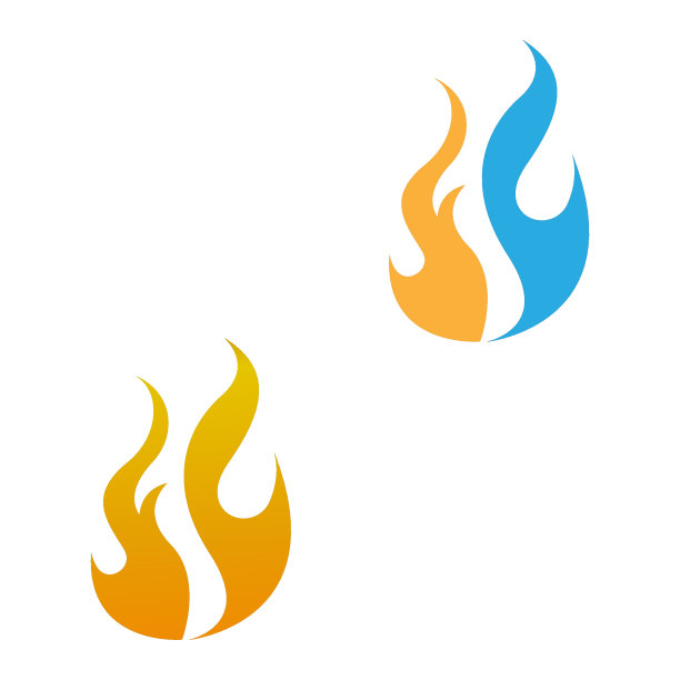 火焰，火焰图标标志设计图片下载