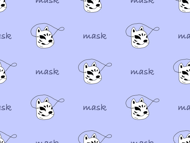 掩膜无缝模式的紫色背景图片下载