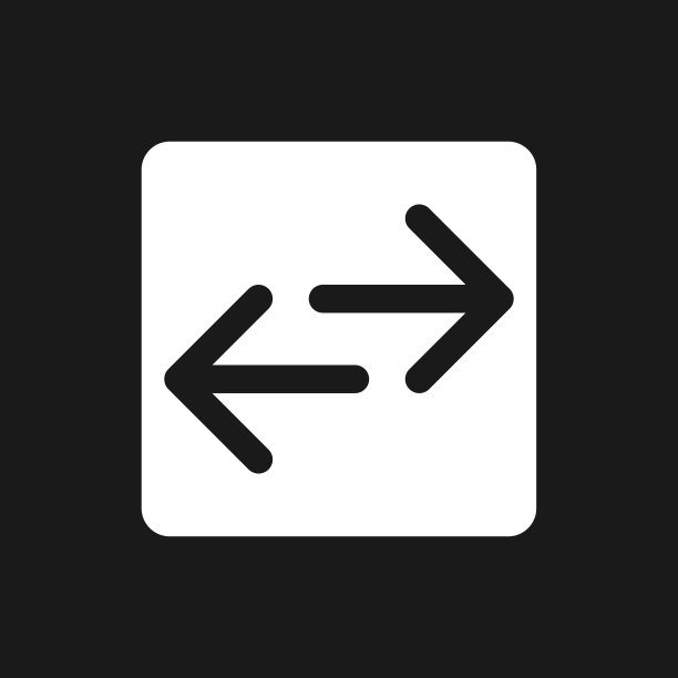 交换语言暗模式字形ui图标图片下载