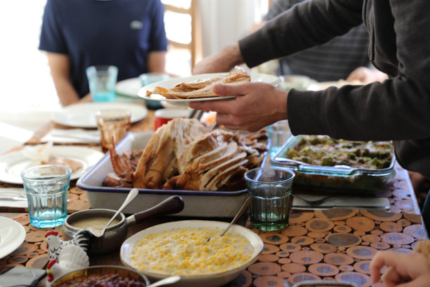 感恩节烤火鸡图片下载