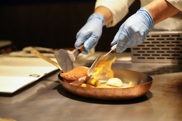 铁板烧的风格。图片下载