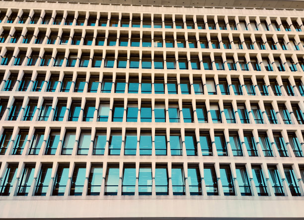 比利时布鲁塞尔的现代建筑细节图片下载