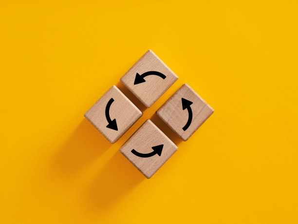 商业或生活观念的恶性循环。日常程序和过程中的常规、舒适区和惯性。图片下载