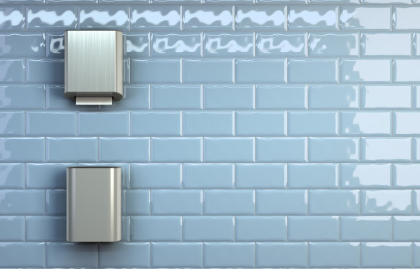 工业设备公厕餐巾架小包在白房3d渲染图像图片下载